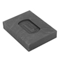Miniatyrbillede 4 af 8: Støbestøbeform Hurtigopvarmning Køling Slidfast metalsmelteform til støbning Raffinering 3,1 X 2,4 X 0,6 tommer