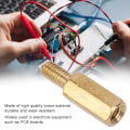 Miniatyrbilde 7 av 8: Standoff messingkobling M3 enkelthode sekskantmuttere erstatningssett for PCB BoardM3 x 10 100 stk.
