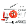 Miniatyrbillede 1 af 5: Multifunktionelt 35 mm hængsel jig kit træbearbejdning hul bore guide