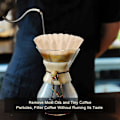 Miniatyrbild 3 av 4: 100 st 1-4 Kopp Korg Kaffe Korg Engångs Papper Kaffe Kontorsanvändning Brun