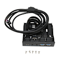 Miniatyrbillede 1 af 8: Frontpanel USB 3.2 Hub 10 Gbps Plug and Play Iron Shell Floppy Disk Reader til Win til Linux
