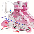 Miniatyrbillede 4 af 7: 10 stk. Inline Skate Udskiftning Skøjte Skruer Fittings Skøjter Hjulaksler Hardware 36mm 36mm