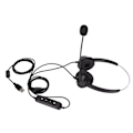 Miniatyrbild 2 av 8: H360D-USB-3 USB-affärsheadset Binauralt USB-headset Stödjer justering av högtalarvolym Volymmutning Mikrofonavstängning