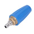 Miniatyrbilde 1 av 5: 1/4in Høytrykksspyler Turbo Dyse 3600PSI 3.0 GPM Roterende Spraytips Hurtigkobling Rengjøringsverktøy