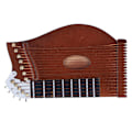 Miniatyrbillede 1 af 8: Guzheng Model Træ Miniature Guzheng Musikinstrument Model Display til Hjemmeindretning