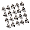 Miniatyrbilde 7 av 8: 20 stk metallknapper for sying, 18 mm, gjenbrukbare, enkle å fjerne, robuste, slitesterke, rustfrie, jean-knapper for bukser, skjørt, gensere
