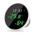 Miniatyrbillede 1 af 5: WiFi Rum Termometer Indendørs Hygrometer: Smart Temperatur Fugtighedsmåler med LED Baggrundsbelyst Display