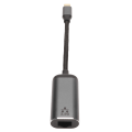 Pikkukuva 2 / 8: USB C - Ethernet -sovitin High Speed ​​Plug and Play USB Type C - RJ45 2,5 G Gigabit Ethernet LAN -verkkosovitin