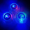 Miniatyrbillede 5 af 8: Tilfældig farve baby børn badeværelse LED lys legetøj flyde lampe vandtæt farverige 3 LED badekar lys børn badelegetøj gave