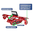 Miniatyrbillede 2 af 4: Bageste nummerpladeholder til Yamaha MT-07 MT-09 MT-10 MT-01 - Otwoo Motorcykeltilbehør LicenseTitanium