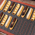 Miniatyrbild 5 av 7: Halkskyddad mikroperforerad ugnsmatta i silikon, bakmatta för kex, macarons, pizza, kakor, bakplåt, ugns- och mikrovågsugnsverktyg