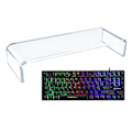 Miniatyrbild 1 av 5: 2 x 87 Tangenter Mekaniskt Gaming Tangentbord RGB LED Bakgrundsbelyst för Windows PC-spelare