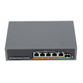 Miniatyrbillede 2 af 8: POE-switch 5-port Full Gigabit SFP optisk fibergrænseflade IEEE802.3af/at 65W netværksenhed 100-240VUK-stik
