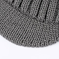 Miniatyrbilde 2 av 3: 1 stk. Lue Menn Kvinner Vinter Elastisk Beanie Lue for Jenter Kvinner Gutter Menn for Vintervær, Grå, One Size