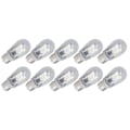 Miniatyrbillede 7 af 8: 10 stk LED E12 Pære Glas Lille Loftlampe Pære 500LM Vægpære til Soveværelse Kontor 220V