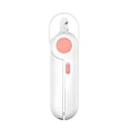 Miniatyrbilde 1 av 5: PCPinkPet LED lys negleklipper - Profesjonell kjæledyrklotrimmer med sprutbeskyttelse for små og mellomstore kjæledyr