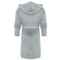 Miniatyrbillede 3 af 4: Dame Grå Hættetrøje Fleece Badekåbe Nattøj 4XL