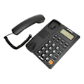 Miniatyrbillede 8 af 8: Ledning fastnettelefon Multifunktion Caller ID Display Hurtigopkald Sidst nummer Genopkald Desktop Telefon til hjemmekontor Sort