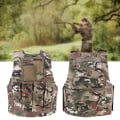 Miniatyrbillede 4 af 8: Børne Army Militær Udstyr Kampspil Camouflage Uniform Vest (CP Camouflage)