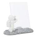 Miniatyrbild 3 av 8: Astronaut staty prydnad med fotoram Desktop harts dekorativ prydnad för barnrum