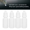 Miniatyrbillede 7 af 8: 50 stk. 10 ml plastik tomme, klembare flasker Øjenvæskedråbebeholder DropperHvid