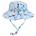 Miniatyrbillede 8 af 8: Hurtigtørrende spandhat unisex baby dreng pige udendørs justerbar strand cap spandhat4# S