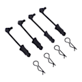 Miniatyrbilde 7 av 8: 4 STK Car Body Clip Holder Shell Fast spennelås for ARRMA for Senton 1/10 RC Car