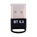 Miniatyrbild 1 av 8: USB Bluetooth Adapter Delayless Guldpläterad Plug 5.3 Bluetooth Dongle Transmitter Receiver för Windows 8.1 10 11 PC