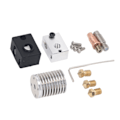 Miniatyrbillede 3 af 8: 3D-printer Hotend-kit 0,4 mm messingdyse aluminiumvarmeblok bimetallisk hals Hot End-dele til V6