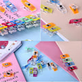 Miniatyrbillede 4 af 5: (Assorterede farver) 50 stk. syklips, multifunktionelle syklips, gør-det-selv-klips til syning, stof fiksering