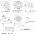 Miniatyrbild 1 av 5: Resonatorkoner Ljudhålsskärmar Stallstycke Spider Bridge Sadel Set