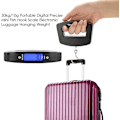 Miniatyrbild 2 av 5: Digital bärbar bagagevåg - 50 kg/10 g noggrannhet för resor, shopping och hemmabruk