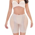 Miniatyrbild 1 av 5: Kvinnors höftförstärkande shapewear - Falska rumpkuddar underkläder för höftdippkorrigering och rumplyft L Aprikos