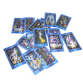 Miniatyrbillede 5 af 8: Hologram Papir Tarot Kort Dæk Engelsk Sprog Familie Interaktivt Brætspil