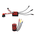 Miniatyrbilde 2 av 8: GTSKYTENRC RC-bil Børsteløs Motor ESC Børsteløs Elektronisk Fartskontrollersett for 1/14 Fjernstyrt Bil 4700KV