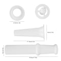 Miniatyrbild 2 av 6: Universal Food Pusher Korvfyllningsmunstycke för 5# köttkvarn Kubbe tillbehörssats - set med 1
