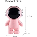 Miniatyrbillede 2 af 5: Astronaut Sparegris Møntboks Rummand Pengeboks Astronaut Figurindretning Skrivebordsskulptur Statue