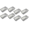 Miniatyrbillede 1 af 5: 8 stk. Brødform i aluminiumslegering, rektangulær non-stick brødform, bageværktøj til køkkenet