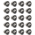 Pikkukuva 4 / 8: 20 kpl DIY-kynsitimantteja hääpukuun retro-muoti käsityö lasivaatteiden koristeet 15 x 18 mm kookospähkinän harmaa pisaran muotoinen lasikynsitimantti