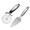 Miniatyrbilde 1 av 5: Pizza Cutter Hjul i Rustfritt Stål - Profesjonelt Kjøkkenverktøy for Hjem og Kommersiell Bruk
