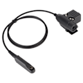 Miniatyrbillede 3 af 8: U94 PTT-adapterkabel 35,4 tommer Walkie Talkie Headset-forbindelseskabel Passer til Baofeng UV9R UV 9R Plus UV XR BF A58