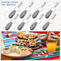 Miniatyrbillede 2 af 5: Udendørs Picnic Dugvægte - Metal Klips Tåreformet Design