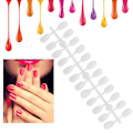Miniatyrbillede 2 af 8: 240 stk. Runde falske neglespidser Farvekort Polish Gel Display Praksispalet Manicureværktøj 01#