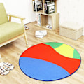 Miniatyrbilde 4 av 4: Fotball Basketball Mønster PC Stolmatte Hjemmeinnredning Teppe 100cm1