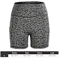 Miniatyrbillede 3 af 6: Åndbare yogabukser - hurtigtørrende fitnessbukser i polyesterfiber (XL) XL