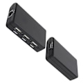 Miniatyrbilde 4 av 8: Nettverksutvider for RJ45 T568b 480mbps Hub Adapter USB2.0 Splitter Box 100-240V 100MEU Plugg