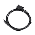 Miniatyrbilde 3 av 5: DB9 9-pin VGA hunnkabel, DB9 hunn til 3,5 mm (1/8 tomme) stereo hann seriell datakabel - 1,8 meter - B13