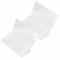 Miniatyrbillede 5 af 8: 200 stk halvmåneformet neglespids Husholdnings bærbare DIY falske falske negle manicureværktøj