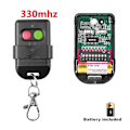 Miniatyrbilde 1 av 5: 8 Dip Switch 330Mhz Smart Kopi Fjernkontroll Fiksert Kode 2 CH Duplikator for Port Garasjeportåpner eller Alarmsystem-B7