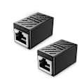 Miniatyrbilde 1 av 5: RJ45 Kobling, Skjermet Ethernet Kobling, 8P8C LAN Kobling Ideell Ethernet Skjøteadapter (CAT5/CAT5e/CAT6)